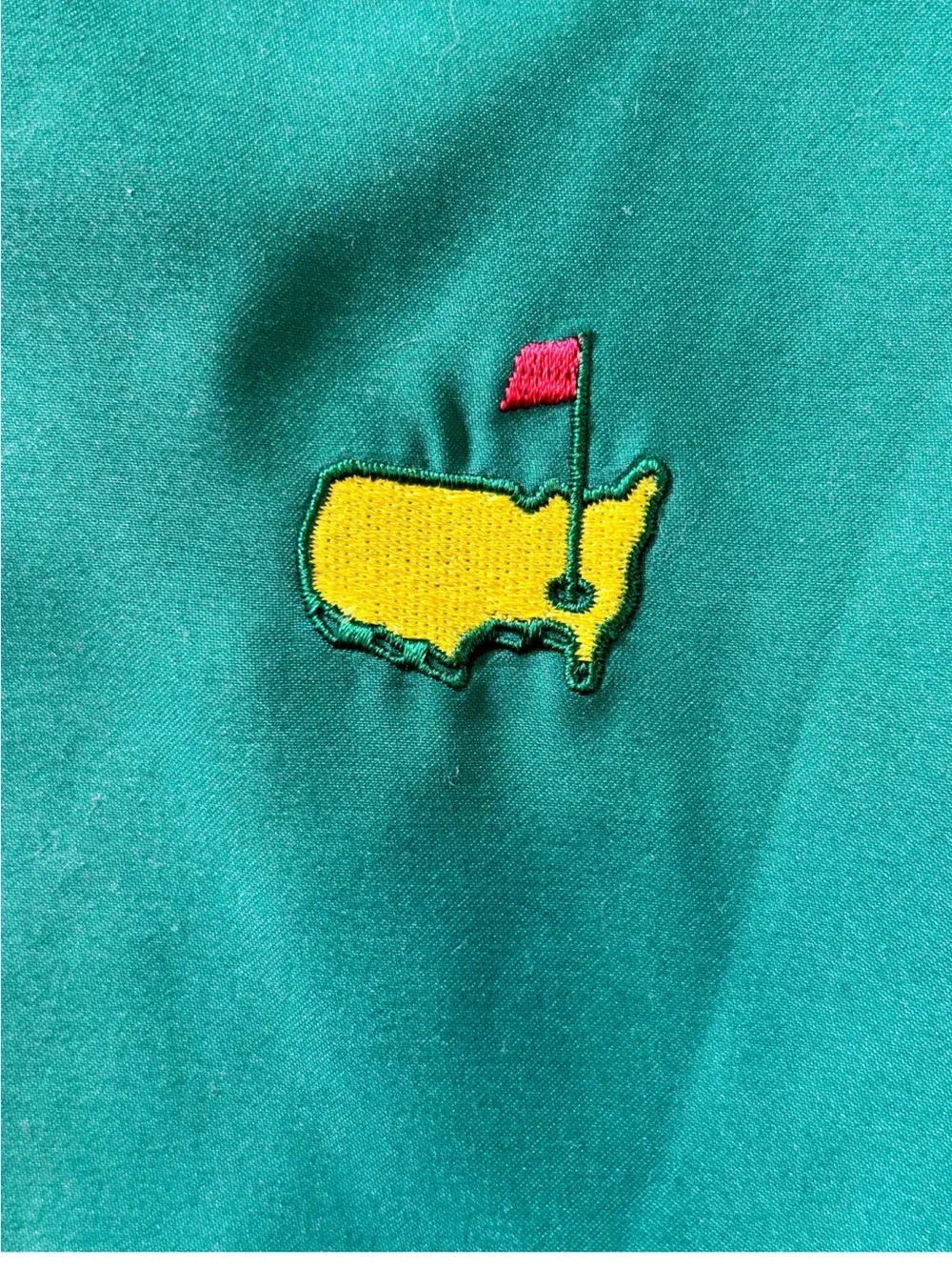 Masters Collection Golf Windshirt Men’s XXL Green V-Neck Pullover Augusta